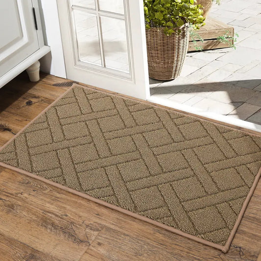 20x32 Small Beige Classic Pattern Mud Door Mat