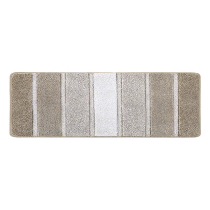 20x59 Beige Pattern of Ombre Square Bathroom Rug