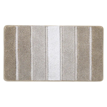 24x36 Beige Pattern of Ombre Square Bathroom Rug