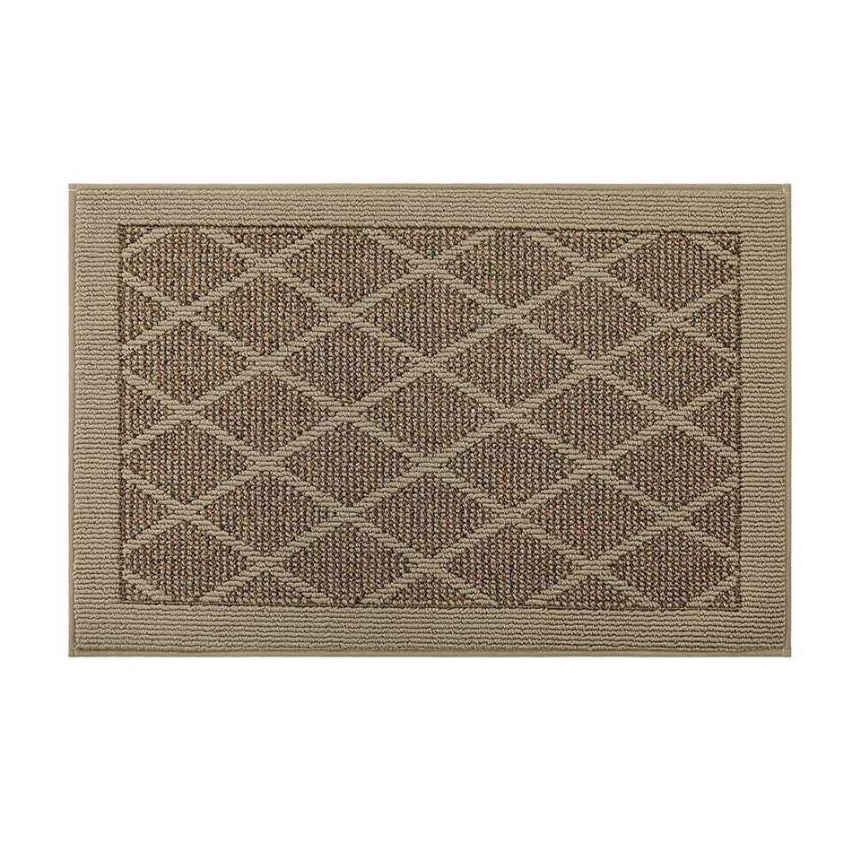 24x36 Beige Pattern of Plain Diamond Door Mats