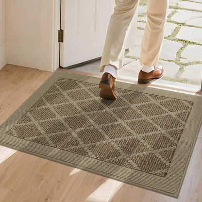 24x36 Beige Plain Diamond Door Mats