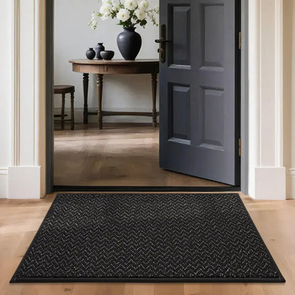 24x36 Black Chevron Door Mats