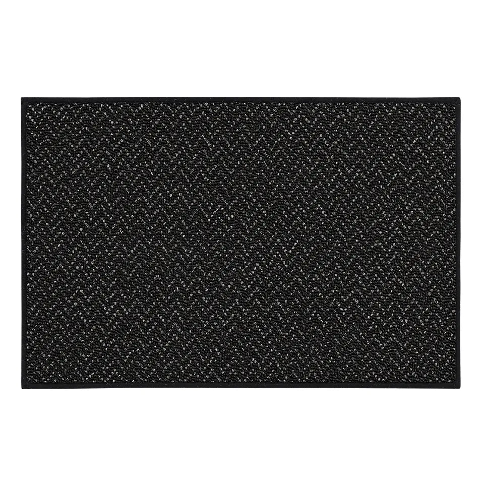 24x36 Black Pattern of Chevron Door Mats