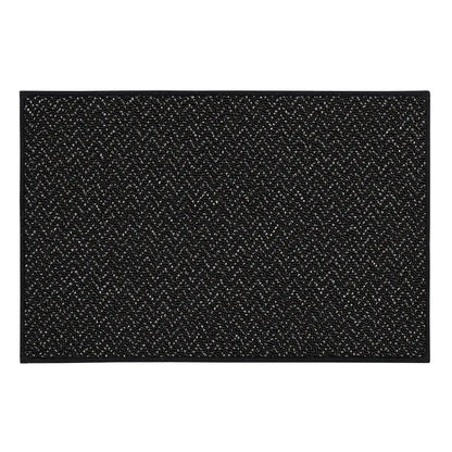 24x36 Black Pattern of Chevron Door Mats