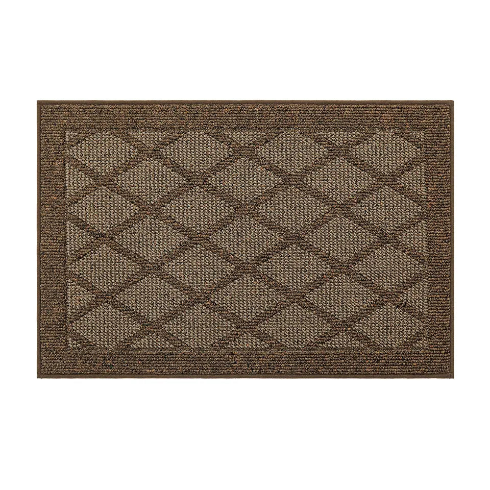 24x36 Brown Pattern of Plain Diamond Door Mats