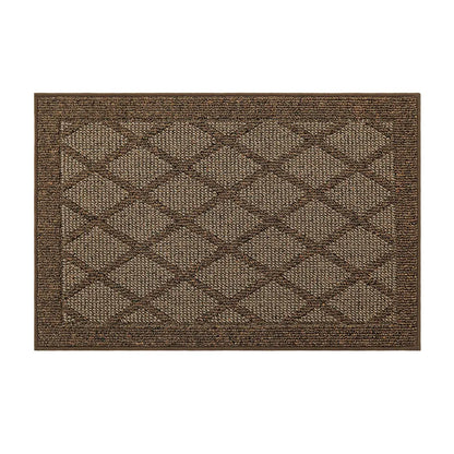 24x36 Brown Pattern of Plain Diamond Door Mats