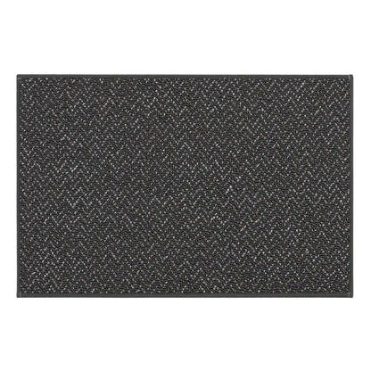 24x36 Dark Grey Pattern of Chevron Door Mats