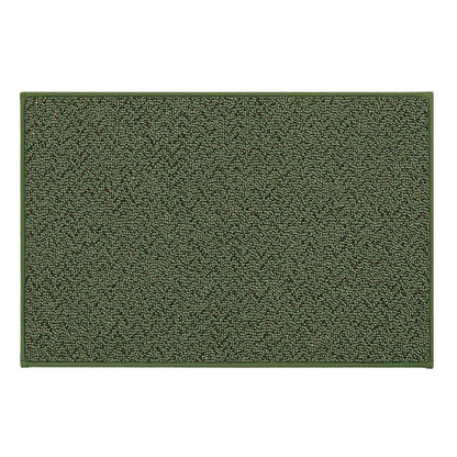 24x36 Green Pattern of Chevron Door Mats