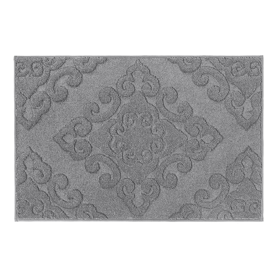 24x36 Grey Elegant Floral Door Mats