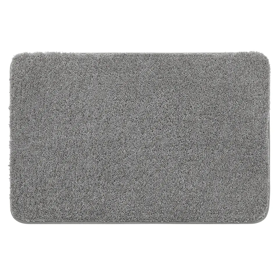 24x36 Grey Pattern of Plain Color Luxury Bath Rugs