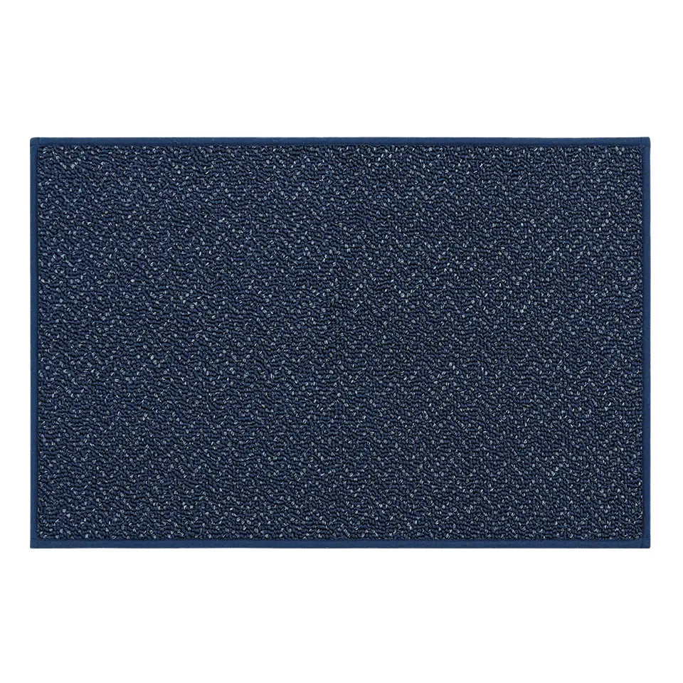 24x36 Navy Blue Pattern of Chevron Door Mats