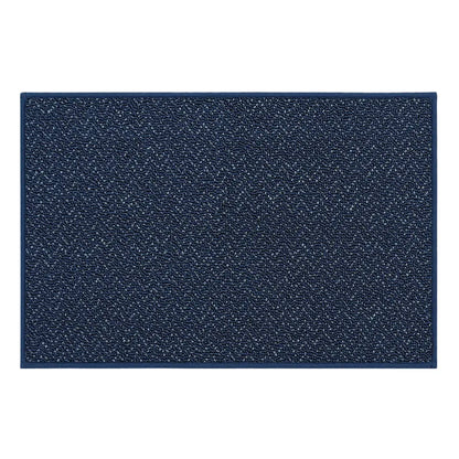 24x36 Navy Blue Pattern of Chevron Door Mats
