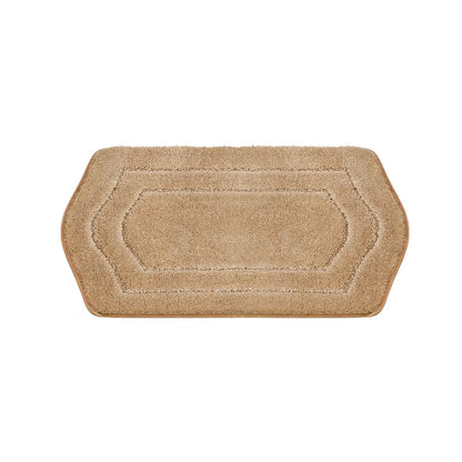 24x48 Beige Oval Fluffy Bath Rug