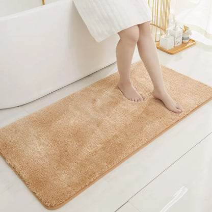 24x48 Beige Plain Color Luxury Bath Rugs
