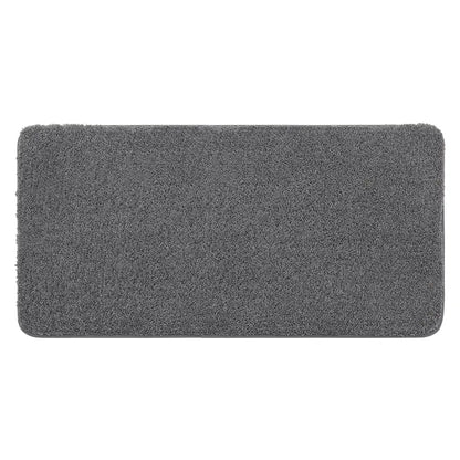 24x48 Dark Grey Pattern of Plain Color Luxury Bath Rugs