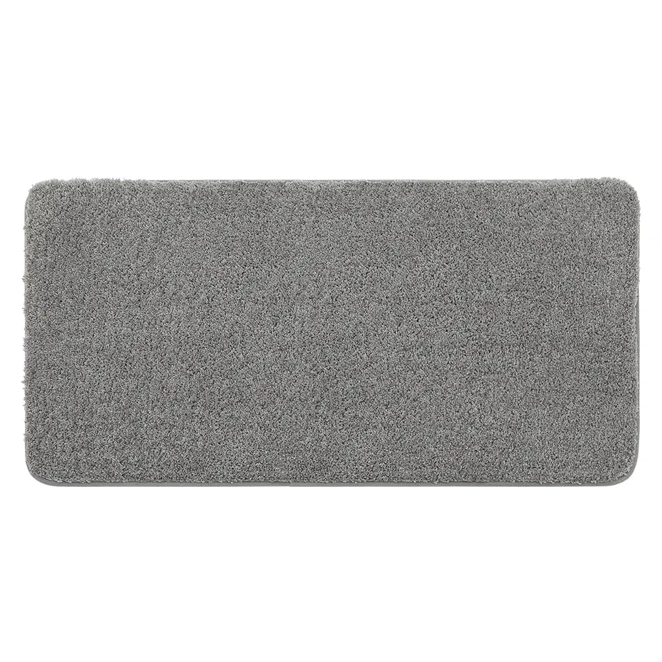 Gray doormat on a white background