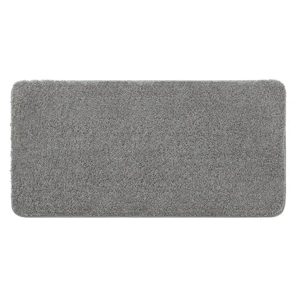Gray doormat on a white background
