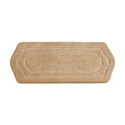 24x60 Beige Oval Fluffy Bath Rug