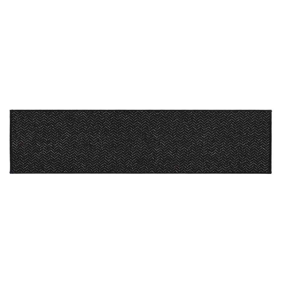 24x96 Black Pattern of Chevron Door Mats