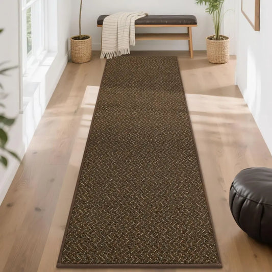 24x96 Brown Chevron Front Door Runner