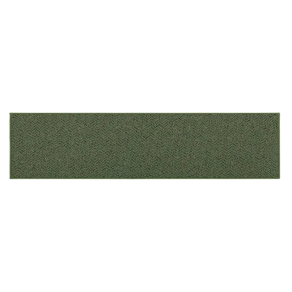 24x96 Green Pattern of Chevron Door Mats