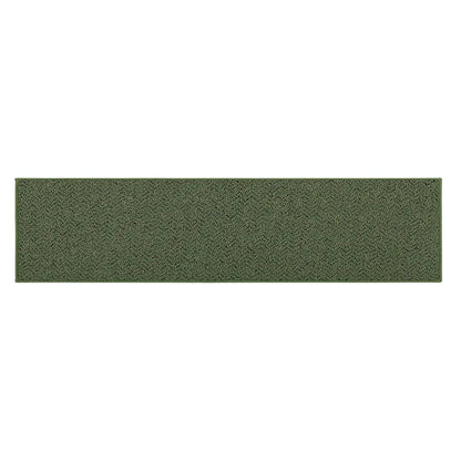 24x96 Green Pattern of Chevron Door Mats