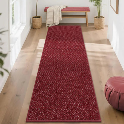 24x96 Red Chevron Front Door Runner