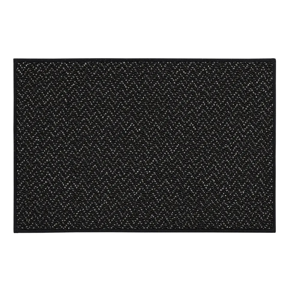 32x48 Black Pattern of Chevron Door Mats