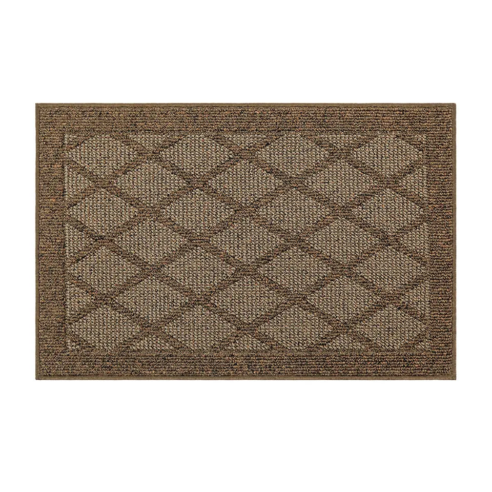 32x48 Brown Pattern of Plain Diamond Door Mats