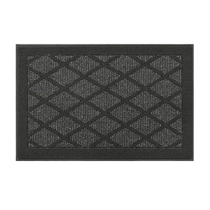 32x48 Dark Grey Pattern of Plain Diamond Door Mats