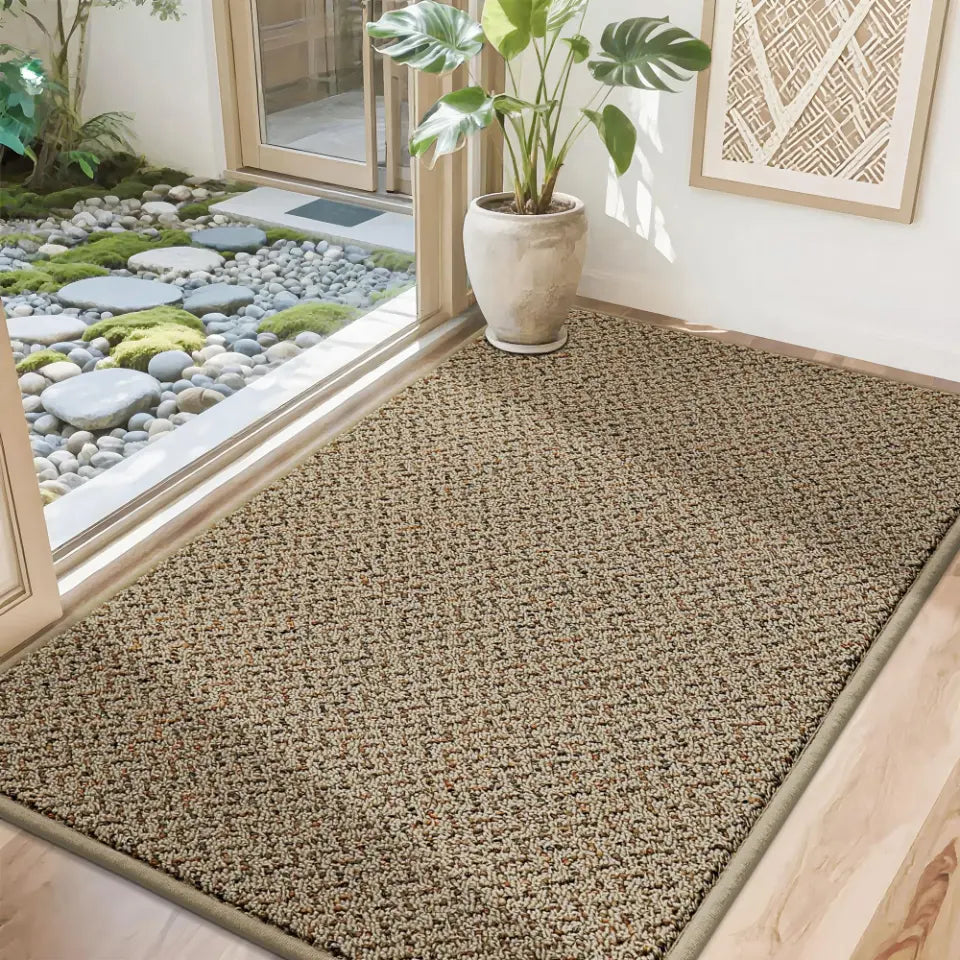 32x48 Taupe Chevron Door Mats
