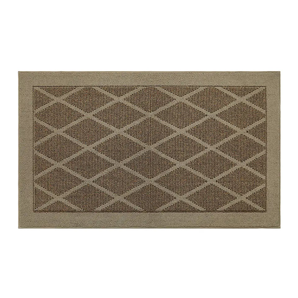 36x60 Beige Pattern of Plain Diamond Door Mats