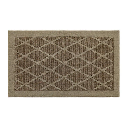 36x60 Beige Pattern of Plain Diamond Door Mats