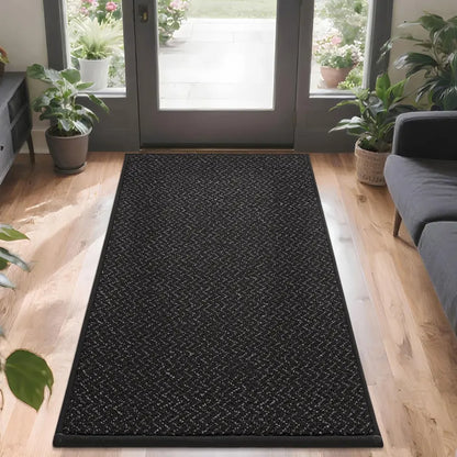 36x60 Black Chevron Door Mats