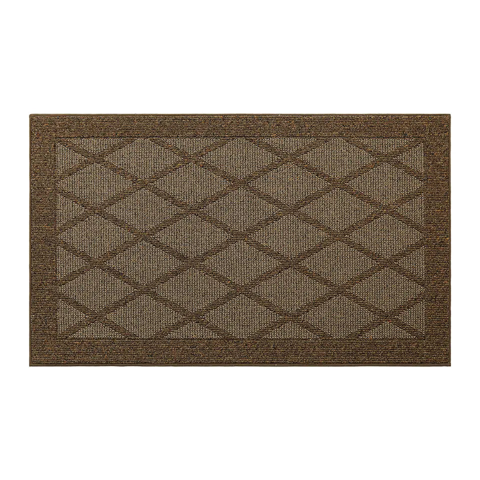 36x60 Brown Pattern of Plain Diamond Door Mats