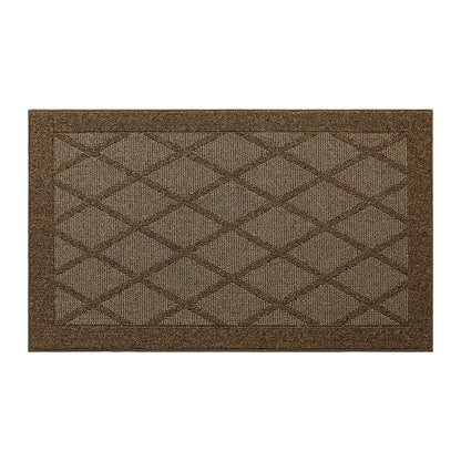 36x60 Brown Pattern of Plain Diamond Door Mats