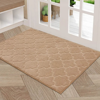 36x60 Large Beige Trellis Door Rug Indoor