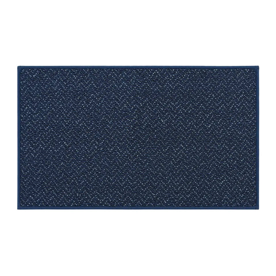 36x60 Navy Blue Pattern of Chevron Door Mats