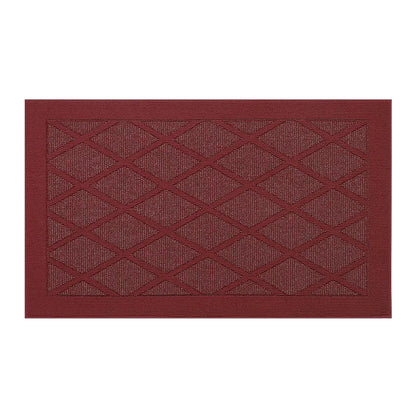 36x60 Red Pattern of Plain Diamond Door Mats