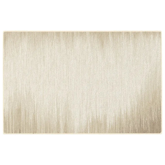Beige area rug on a white background
