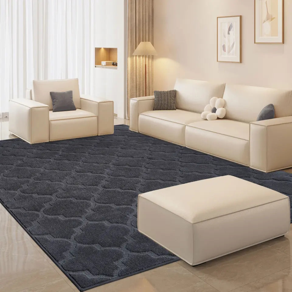 72x108 Dark Grey Large Area Rugs