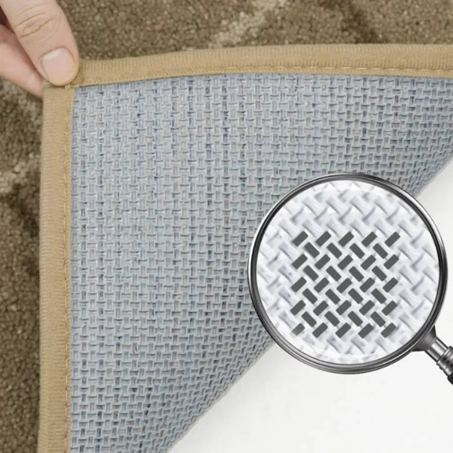 Abstract Buffalo Plaid Doormat with Non-Slip Rubber Backing