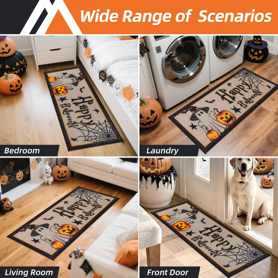 Applications of Happy Halloween Kitchen Rug