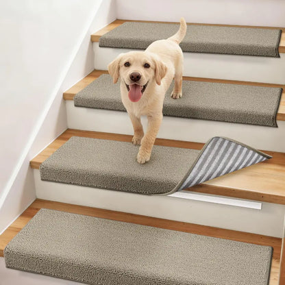 Beige Bullnose Carpet Stair Treads