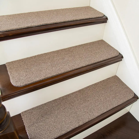 Beige Bullnose Non-Slip Stair Treads