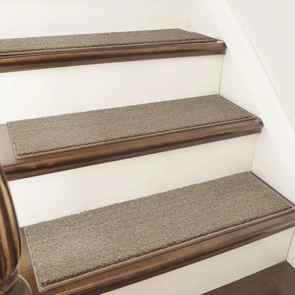 Beige Plain Color Rug Treads for Steps