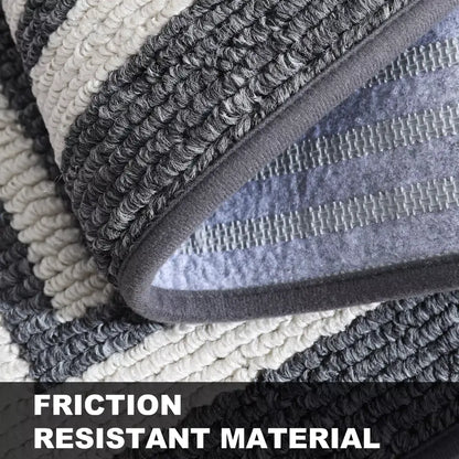 Black Sink Runner with Friction Resistant Material