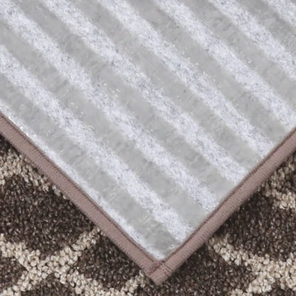 Classic Geometric Carpet Stairs with Upgraded TPE Backing