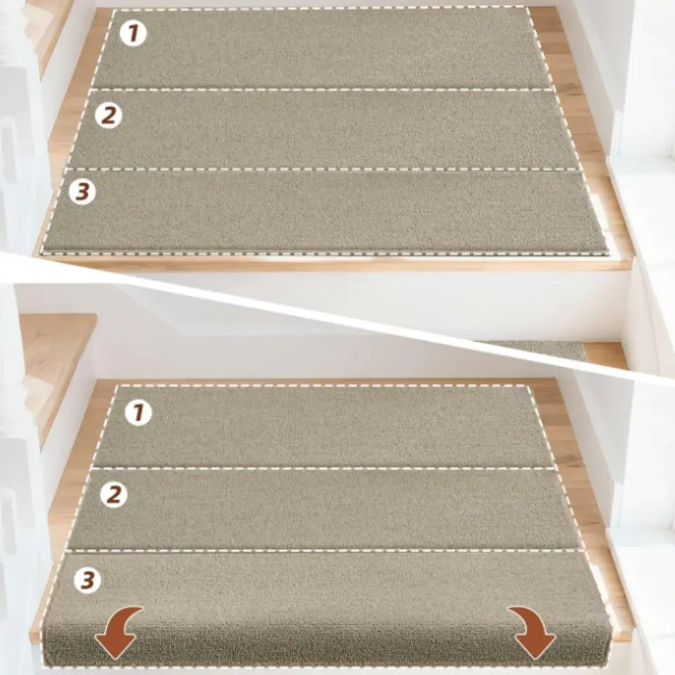 Combine Stair Landing Rug