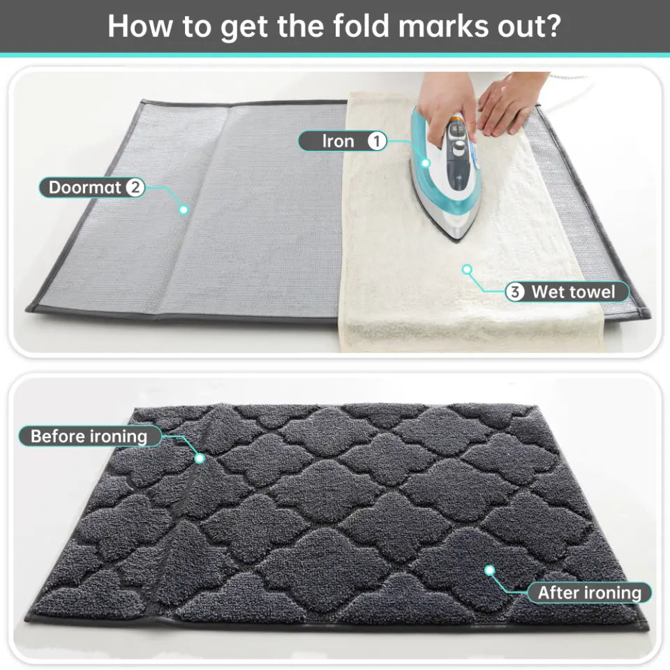 Eliminate Creases of Low Profile Door Mats
